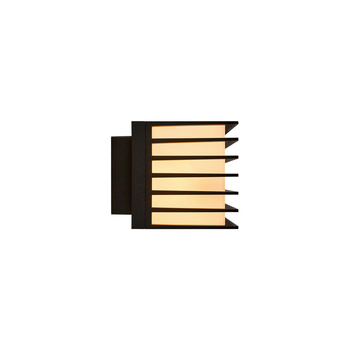 Außenwandleuchte Fluctus Weiß B: 28,6 Cm - Schwarz/Weiß, Design, Kunststoff/Metall (28,6/12cm) - Nordlux