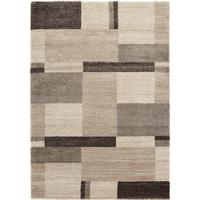 Teppich Läufer Beige/Braun Palazzo Bloc 80x200 cm - Beige/Braun, KONVENTIONELL, Textil (80/200cm) - Novel