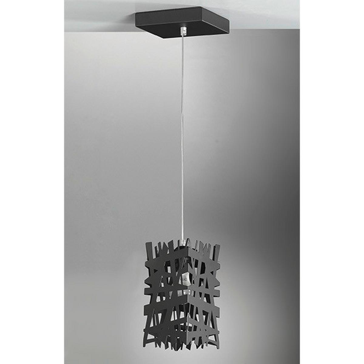 Hängeleuchte 4919/s1n - Schwarz, Design, Metall (14/100cm)