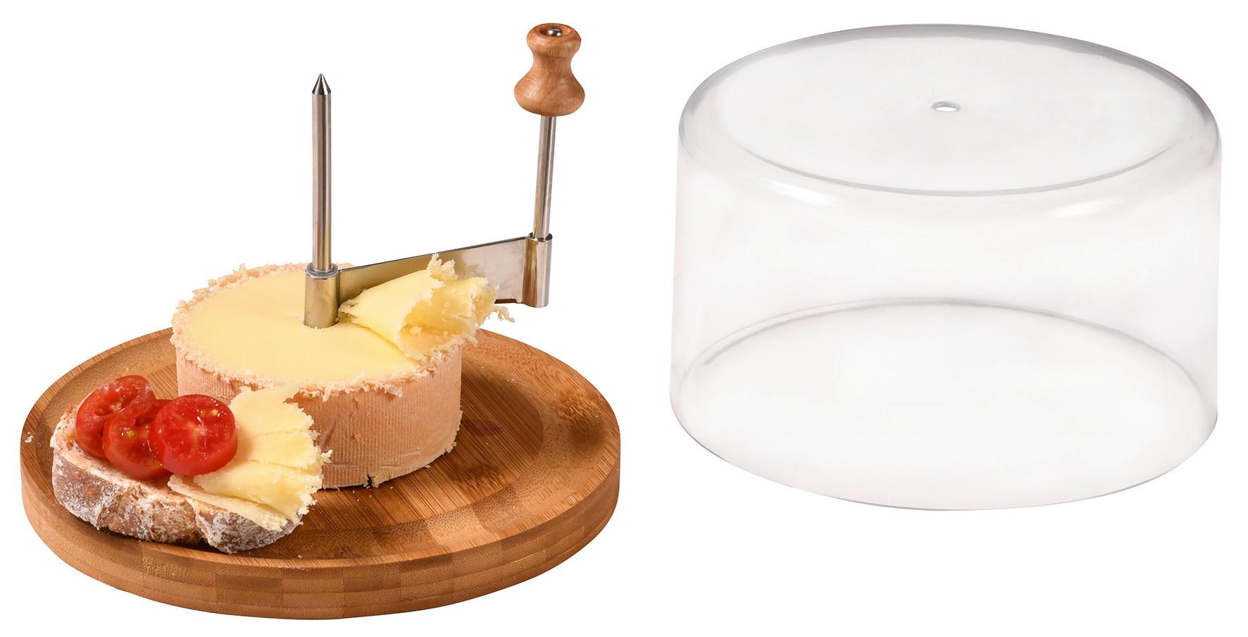 Käsereibe Buche L: ca. 22 cm mit Haube - Buchefarben, Basics, Holz/Kunststoff (21,7/21,7/13,7cm) - Kesper