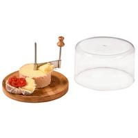 Käsereibe Buche L: ca. 22 cm mit Haube - Buchefarben, Basics, Holz/Kunststoff (21,7/21,7/13,7cm) - Kesper