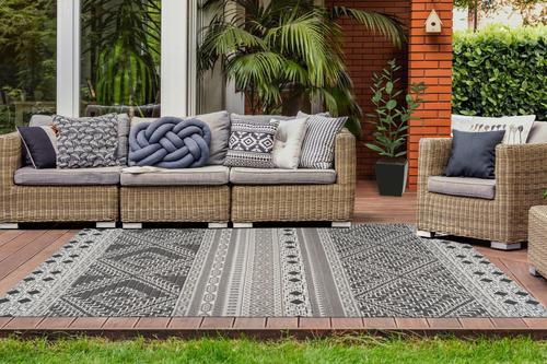 Webteppich Creme/Taupe Yoga 160x203 cm - Taupe/Creme, Trend, Textil (160/230cm) - Kayoom