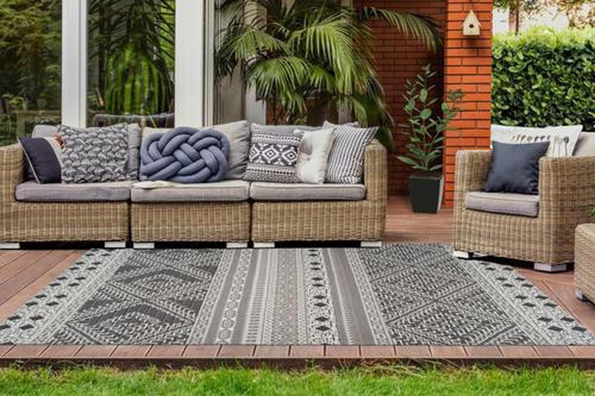 Webteppich Creme/Taupe Yoga 160x203 cm - Taupe/Creme, Trend, Textil (160/230cm) - Kayoom