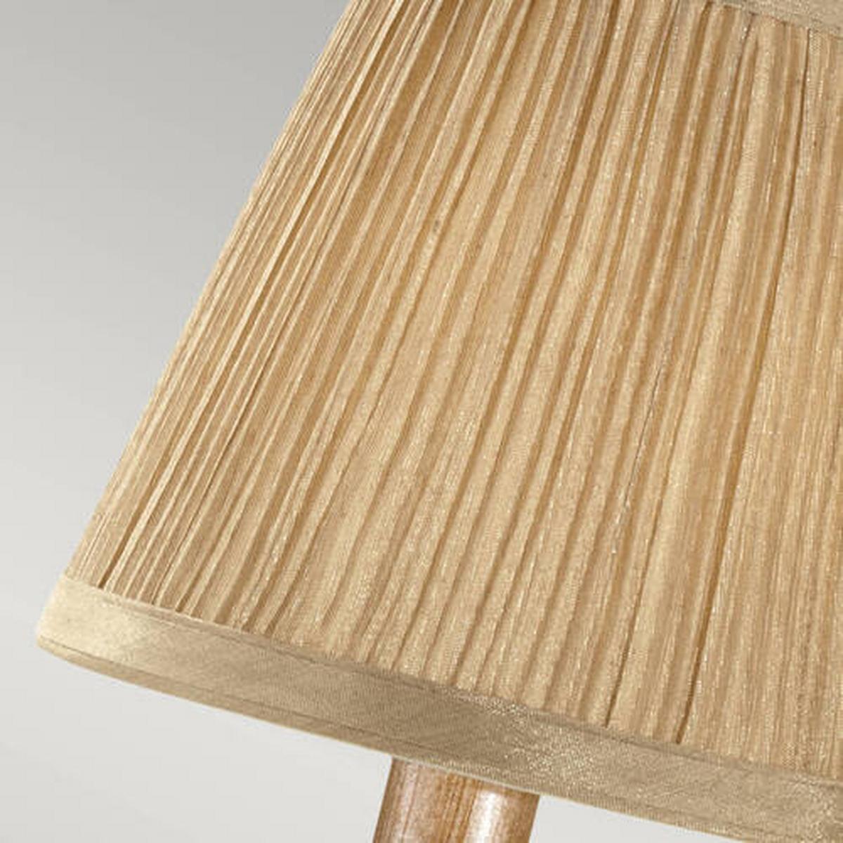 Wandleuchte Fe-Abbey1 - Sandfarben/Silberfarben, KONVENTIONELL, Textil/Metall (15.2/39.1/26.4cm) - Elstead Lighting