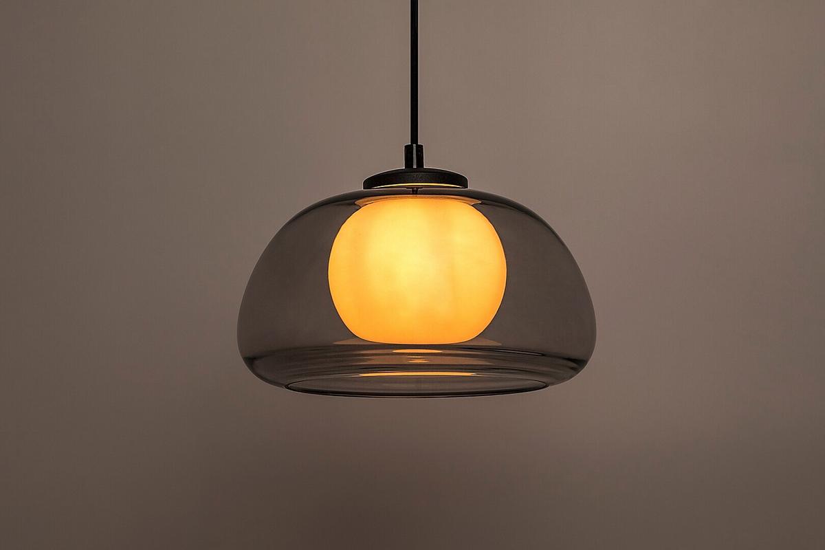 ZÁVĚSNÉ SVÍTIDLO ELOWEN - šedá/bílá, Moderní, kov/plast (25/150cm)