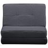 Schlafsofa Luc Grau 74x61,5x80 cm - Grau, MODERN, Textil (74/61,5/80cm) - MID.YOU