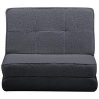 Schlafsofa Luc Grau 74x61,5x80 cm - Grau, MODERN, Textil (74/61,5/80cm) - MID.YOU