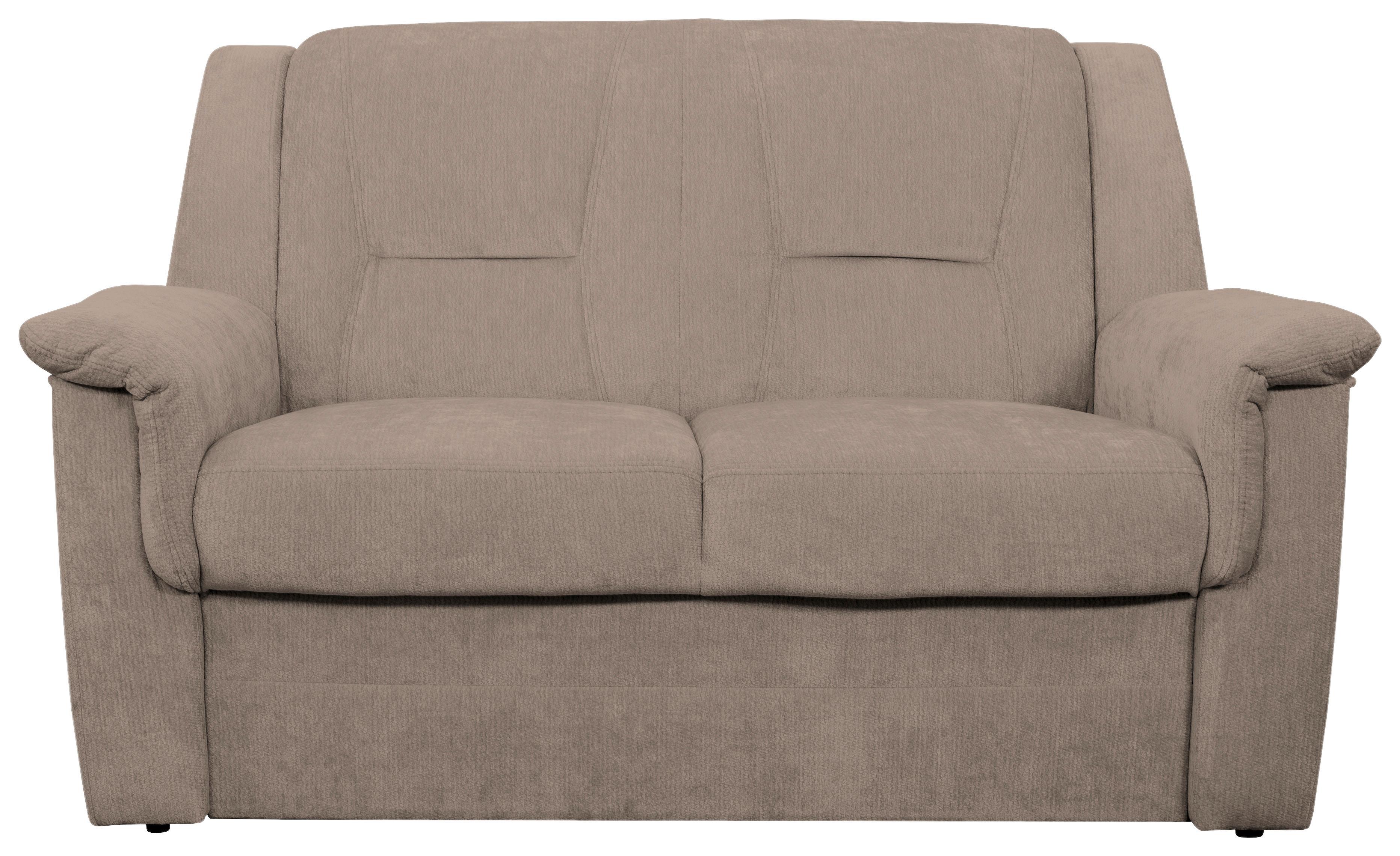 2-SITZER-SOFA Rafael, Taupe B: 152 cm - Taupe/Schwarz, Trend, Textil (152/95/95cm)