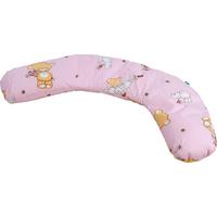 Stillkissen Blumenbär 140 Cm Bezug Waschbar 100% Baumwolle - Blau/Gelb, Textil (140cm) - Fillikid