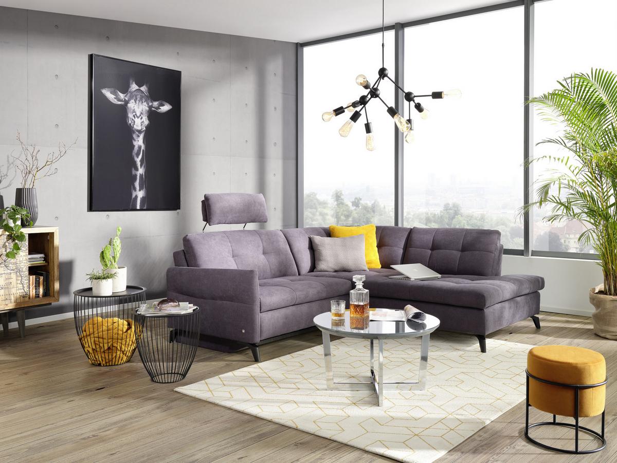 SADA STOLKŮ NELE -TREND- - černá, Moderní, kov (47,5-41,5/47,5-42cm) - Mömax