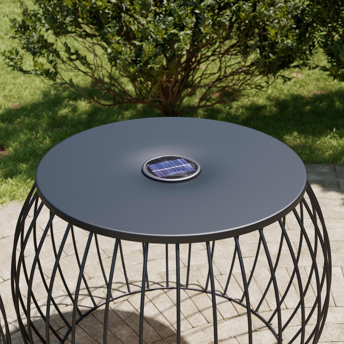 SADA ZÁHR. PRÍRUČ. STOLÍKOV AVA - čierna, Basics, kov/textil - Mömax