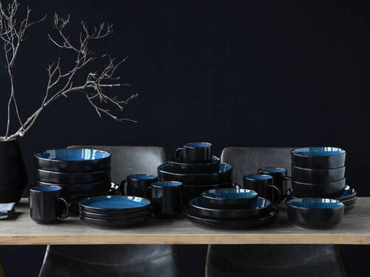 Kombiservice 21549 Nordic Fjord Blue - Blau, Trend, Keramik (58/45/33null) - Creatable