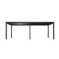 Pergola Deluxe 720x255x360cm Sturmfest, Elektrisch - Anthrazit, Basics, Metall (720/255/360cm) - Gardenson