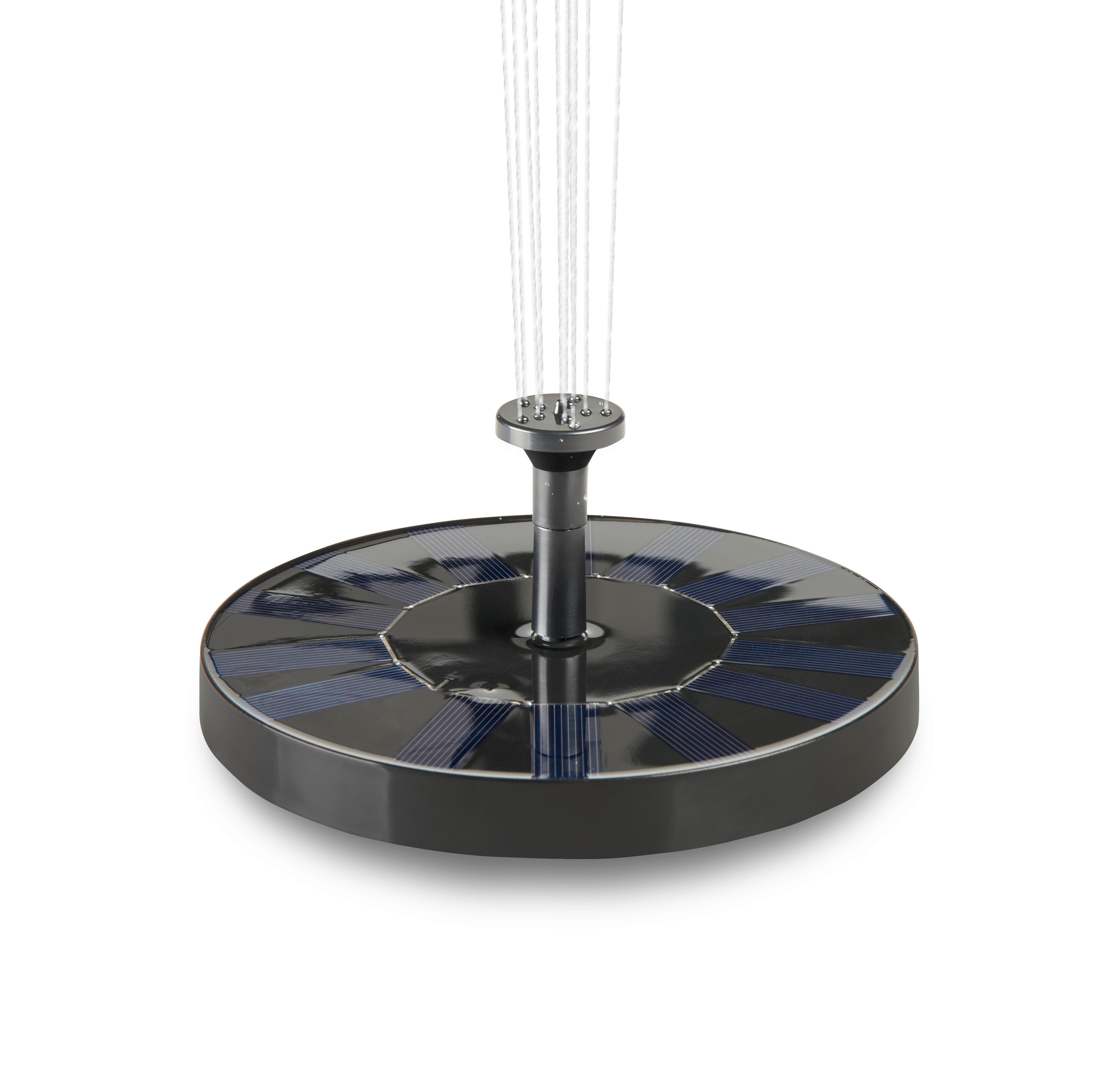 Solární Svítidlo Kai, Ø: 16cm - černá, Moderní, plast (16/3cm) - Modern Living