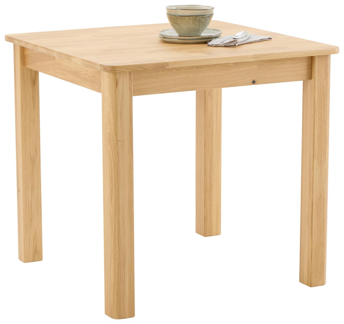 Étkezőasztal Gerd 80 Giga - tölgyfa színű, Modern, fa (80/76/80cm)