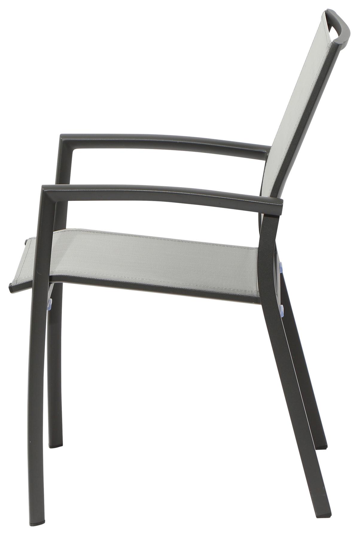 Gartengarnitur Velia 5-Teilig Metall/Textil/Keramik - KONVENTIONELL - Siena Garden