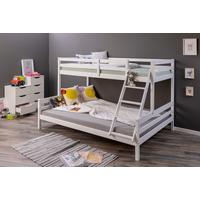 Etagenbett Sleepy Cloud - Weiß, MODERN, Holz (90-140/200cm) - MID.YOU