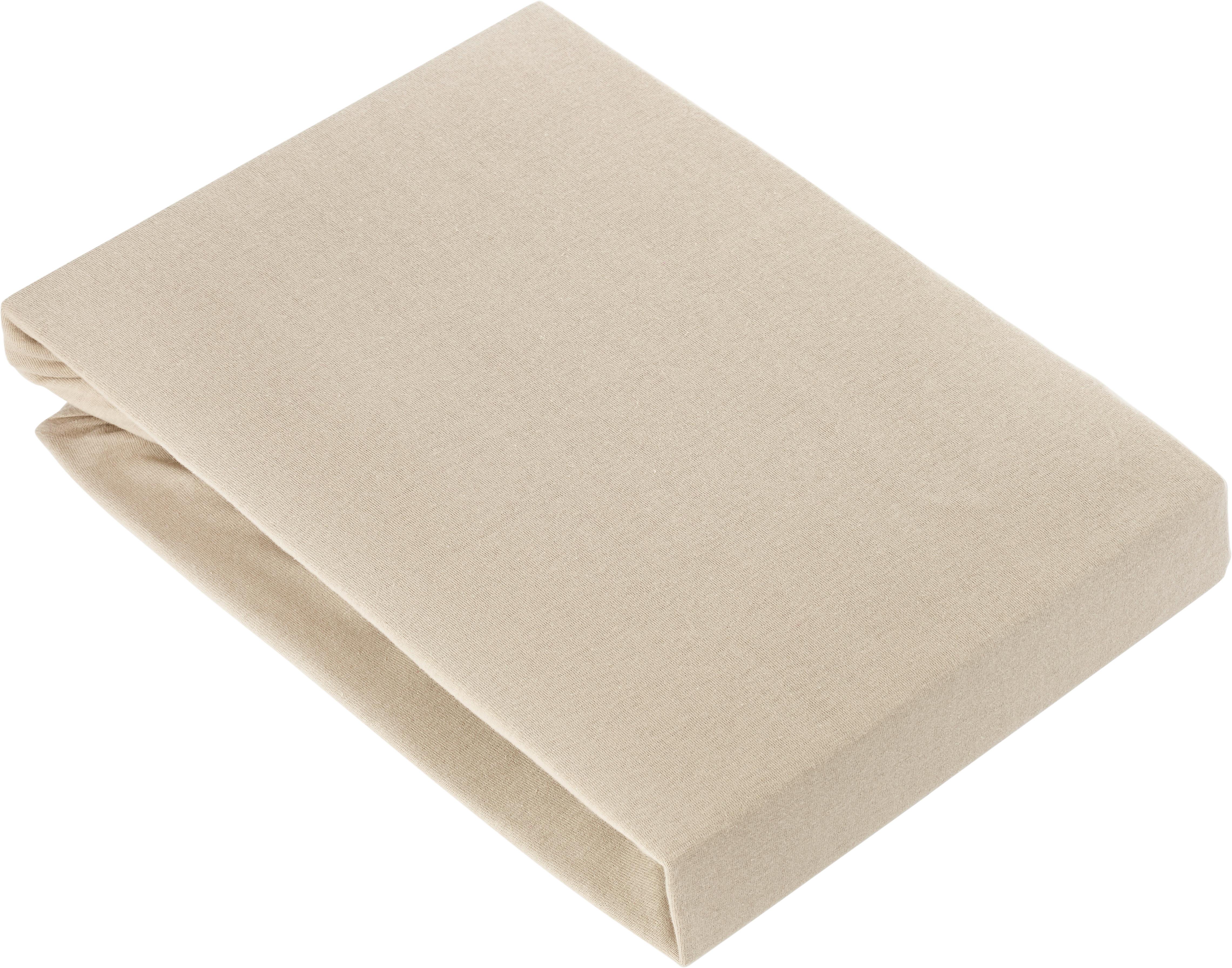 Elastické Prostěradlo Basic, 180/200 Cm - béžová, textil (180/200cm) - Modern Living