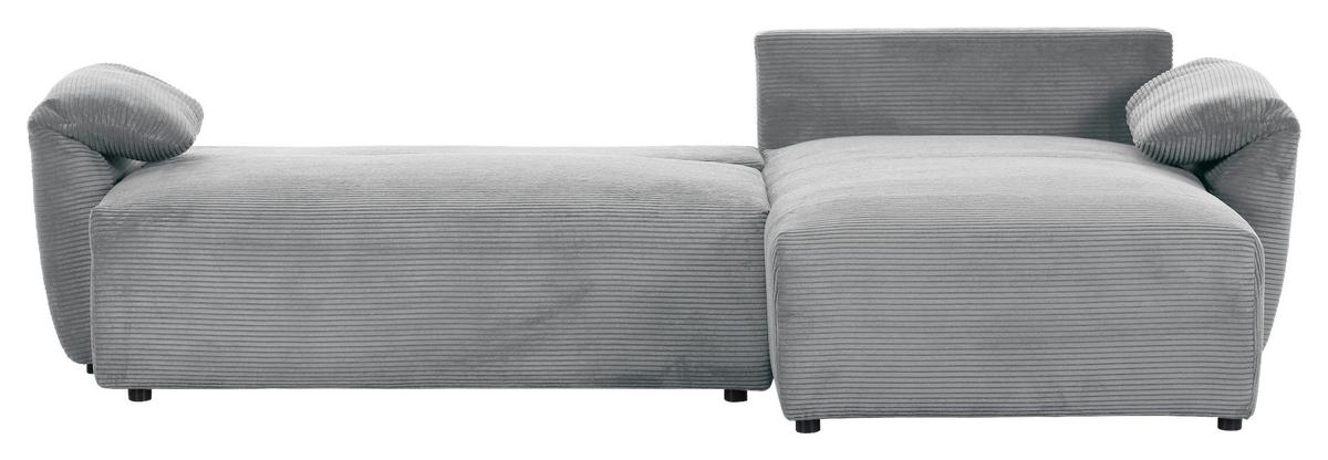 Ecksofa Cuty Grau S: 266x180 Cm - Schwarz/Grau, KONVENTIONELL, Textil (266/180cm) - MID.YOU