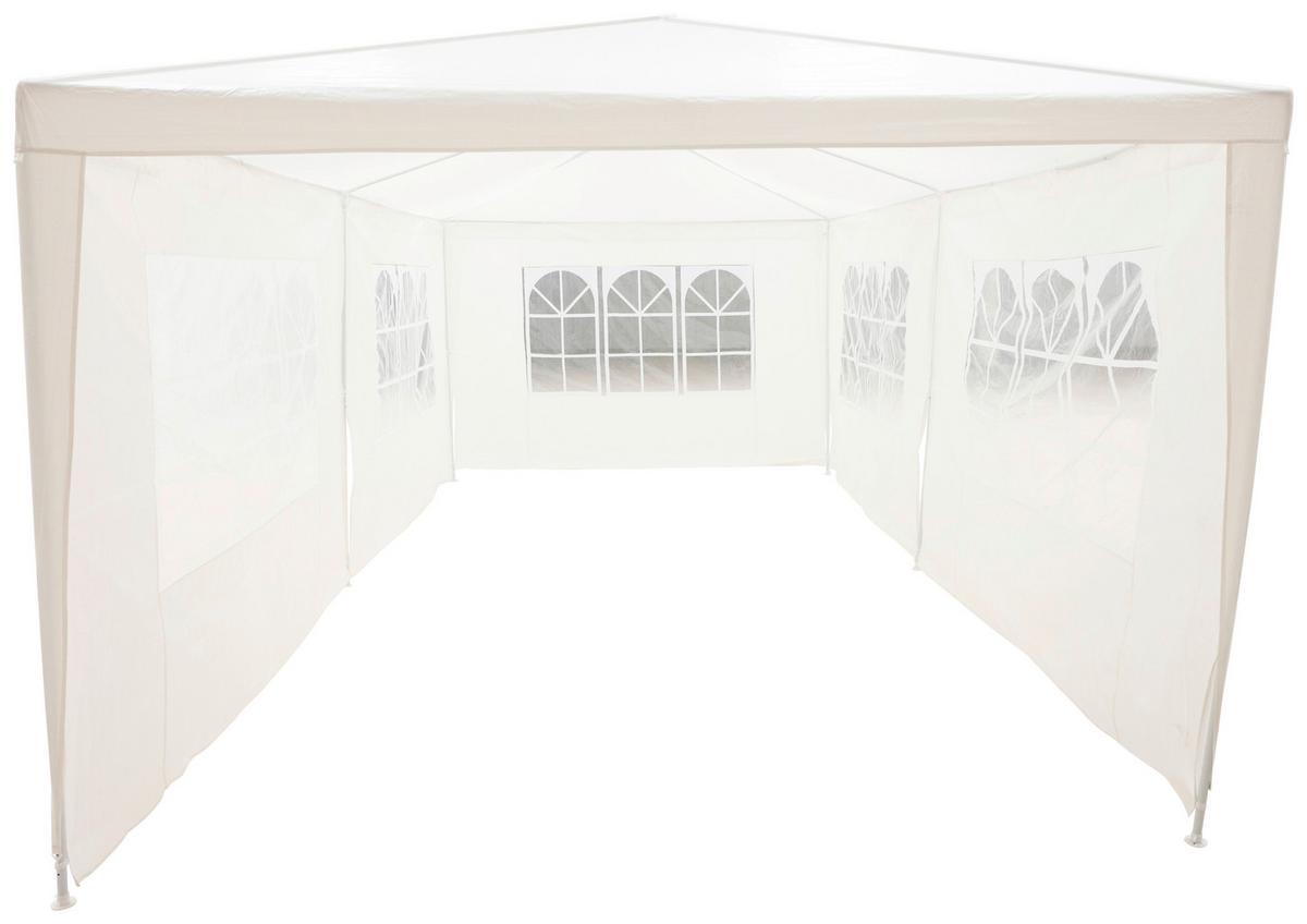 Pavillon Gazebo & Sidewalls 2.5x6x3mtr - Weiß, Basics, Kunststoff/Metall (600/300/250cm)