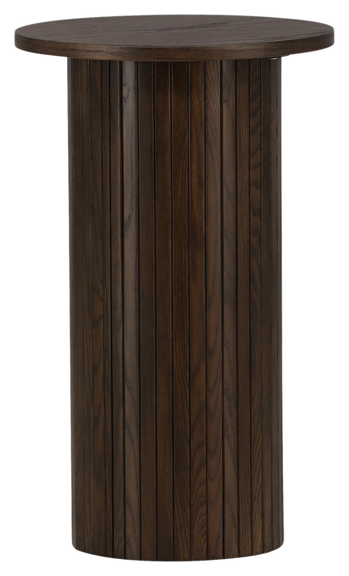 Beistelltisch Bianca - Mokka, Design, Holzwerkstoff (40/40/65cm) - Livetastic