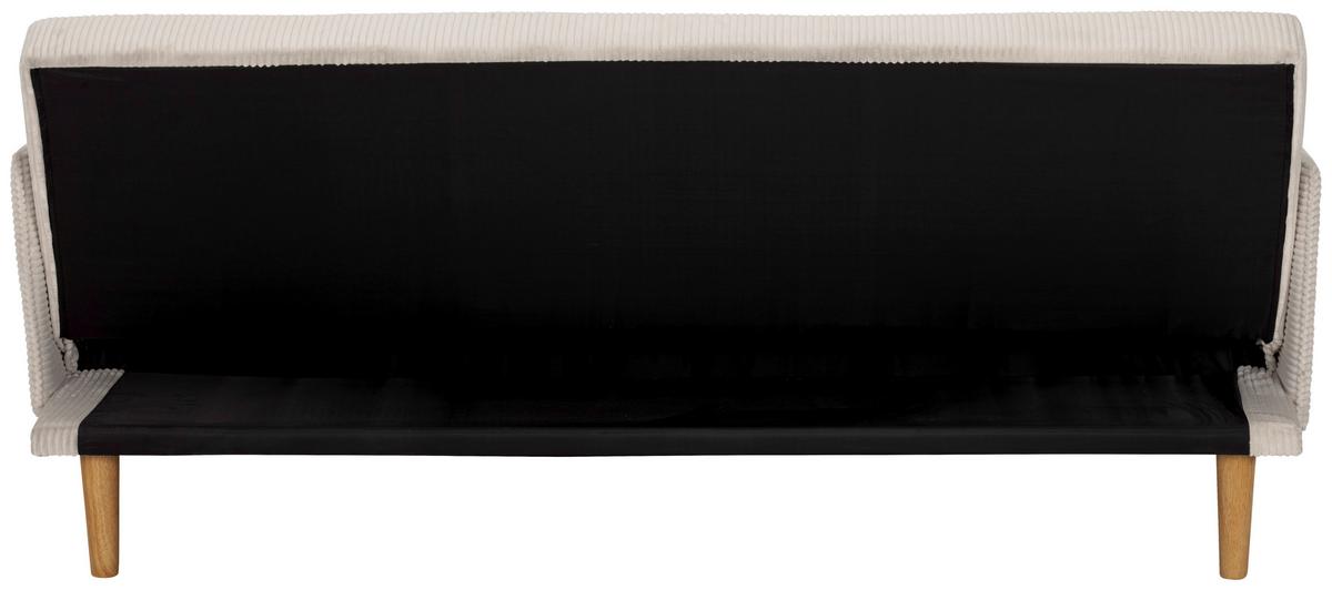 Kanapéágy Como - krémszínű, Design, textil (193/81/92cm) - Livetastic
