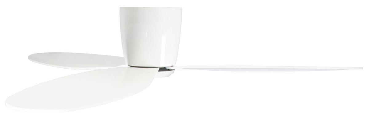 Deckenventilator Airfusion Radar Weiß 3-Flügel, Led - Weiß, Basics, Holzwerkstoff/Kunststoff (132/19cm) - P & B