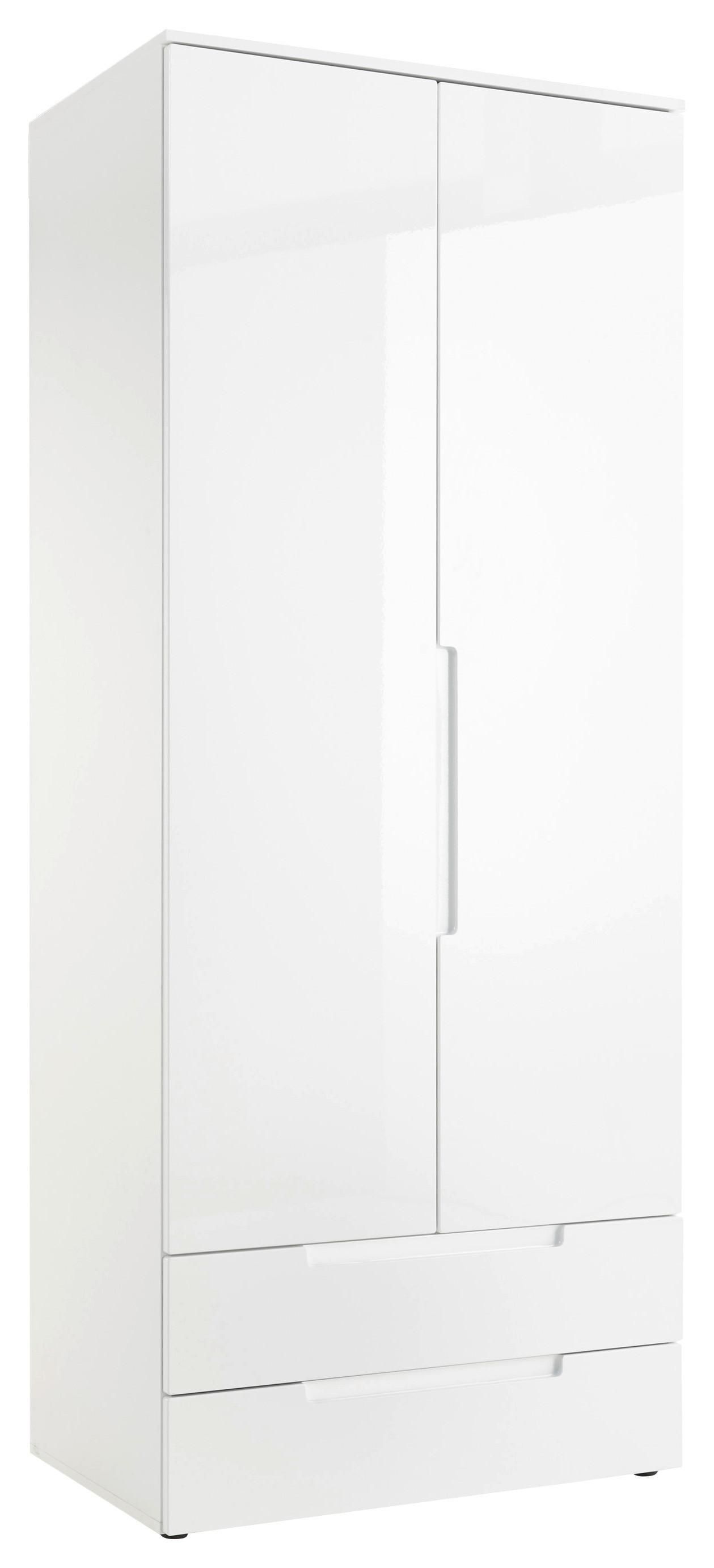 Drehtürenschrank +schubladen B: 84 Cm Spice, Weiß - Eichefarben/Weiß, MODERN, Holzwerkstoff (84/208/57cm) - MID.YOU