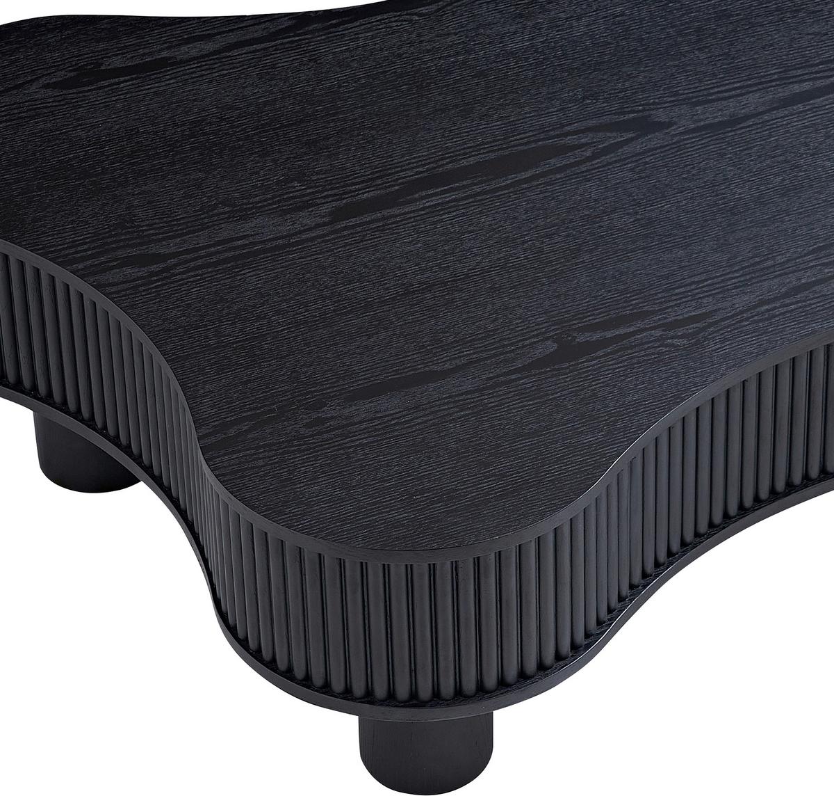 Couchtisch Schwarz B: 77 Cm - Schwarz, MODERN, Holzwerkstoff (116/77/32cm) - Livetastic