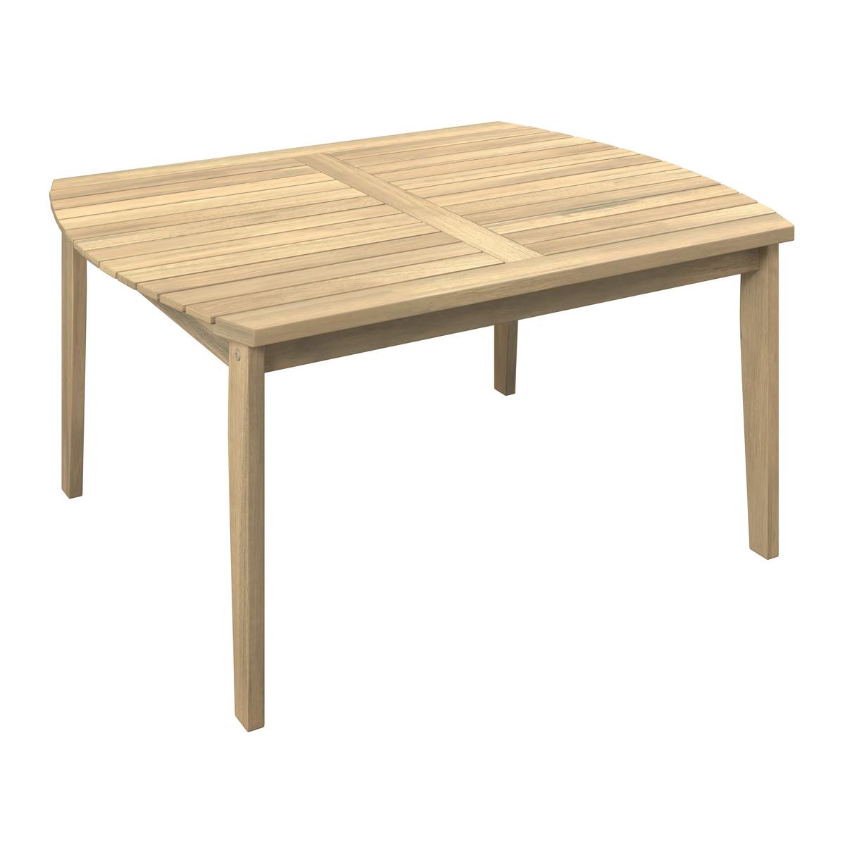 Loungegarnitur Birmingham - Grau/Akaziefarben, MODERN, Holz/Kunststoff (90/43/70cm) - Beldano