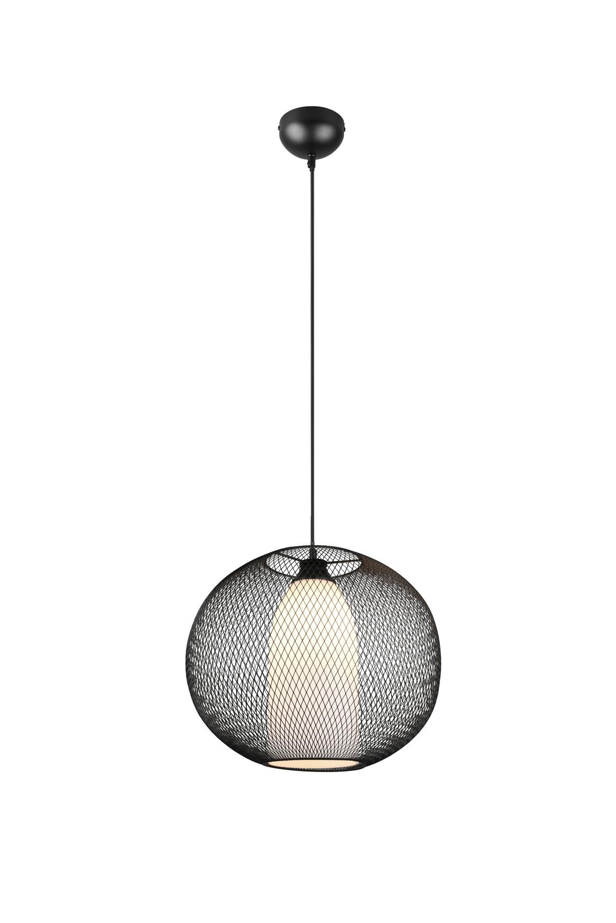 Pendelleuchte 313900132 Filo - Schwarz/Weiß, KONVENTIONELL, Glas/Metall (40/150cm) - Trio Leuchten