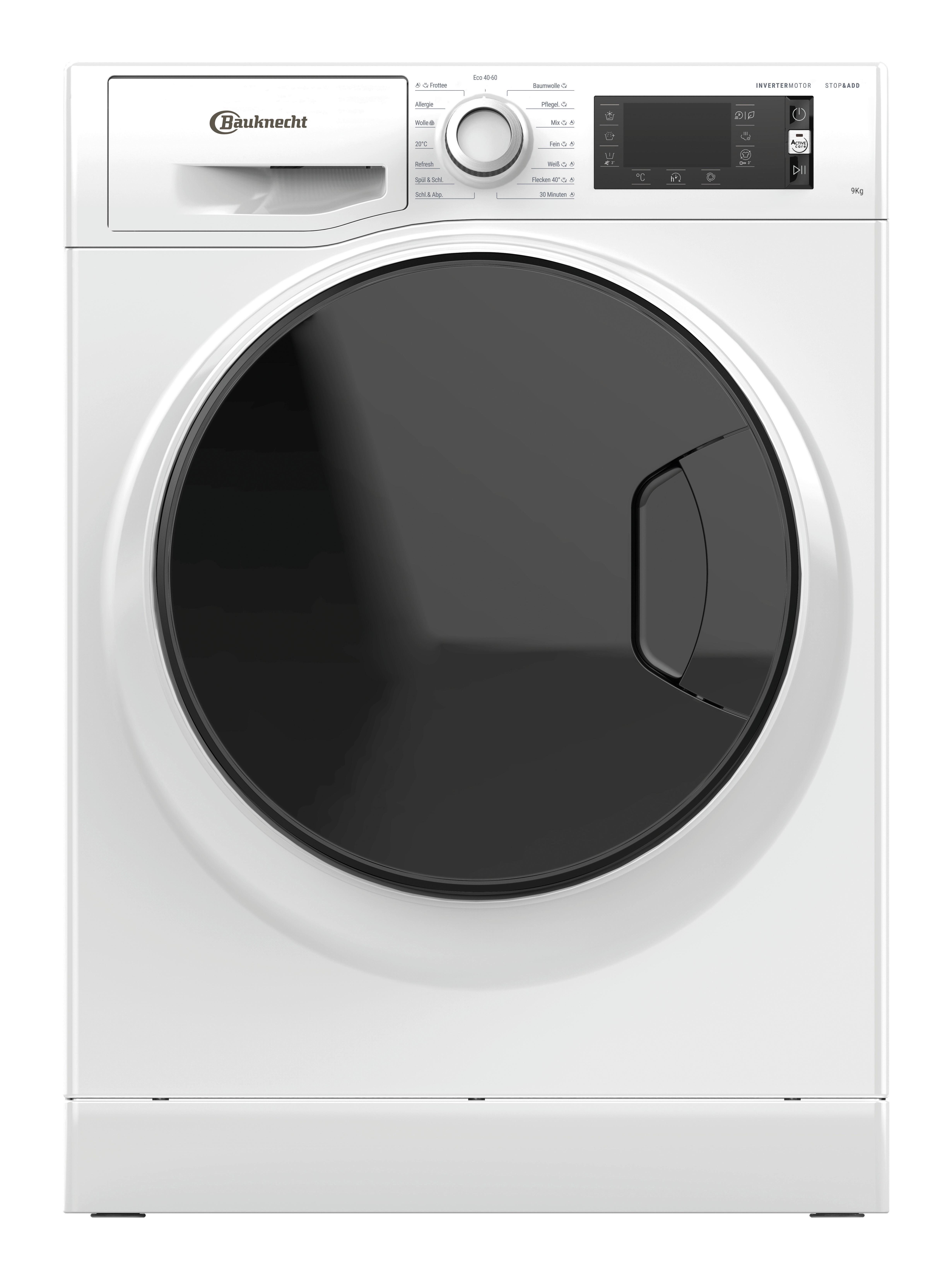 Waschmaschine Wm Elite 9a - Weiß, Trend (59,5/85/60,5cm) - Bauknecht