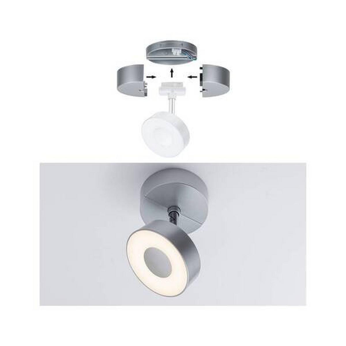 Schienensystem Urail Strahler Aufhängung 96820, Chromfarben - Chromfarben, Basics, Kunststoff (10/3,55cm) - Paulmann
