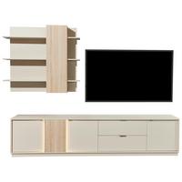 Wohnwand Alex Kaschmir, B: 238cm - Kaschmir, MODERN, Holzwerkstoff (238/202/40cm) - MID.YOU