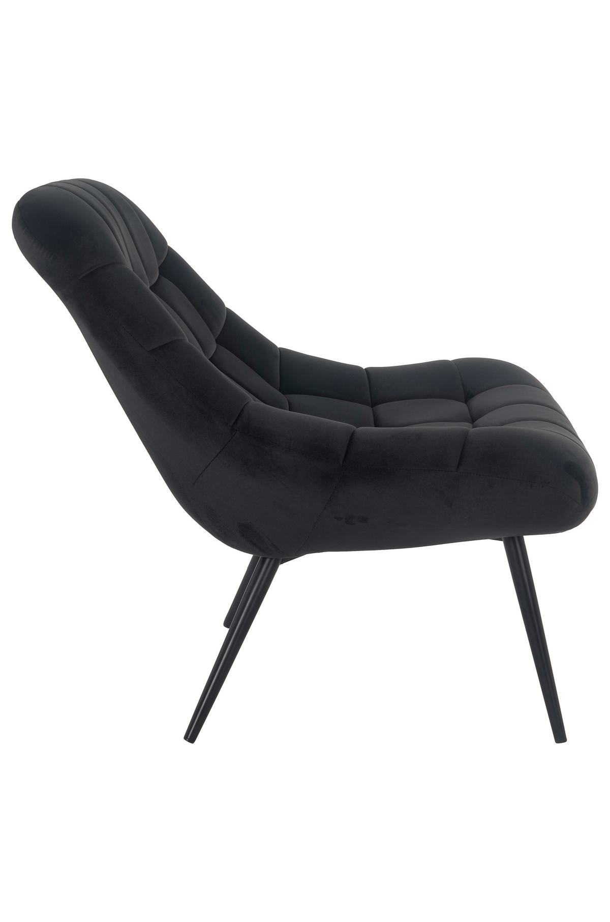 Xxl-sessel Schwarz B: 76 Cm - Schwarz, MODERN, Textil (76/85,6/85,6cm) - Livetastic