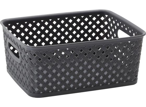 Košík Mona -top- - čierna/sivá, plast (25/20/10cm) - Mömax modern living Košík Mona -top- - čierna/sivá, plast (25/20/10cm) - Mömax modern living