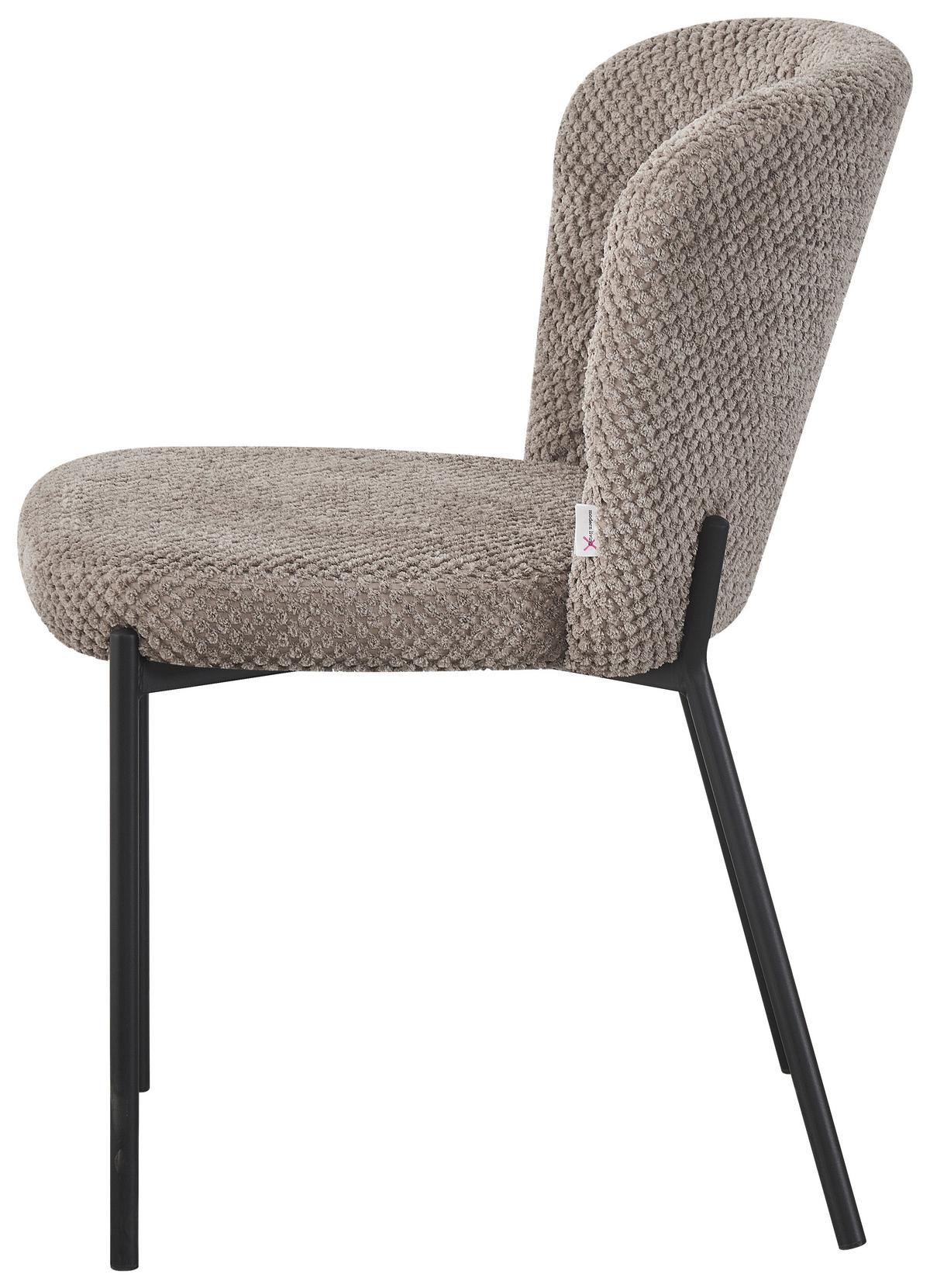 ŽIDLE EMILY - šedá/černá, Lifestyle, kov/dřevo (55/79/59cm) - Mömax