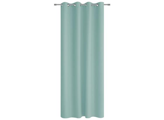 Ösenvorhang Alena - Mintgrün, KONVENTIONELL, Textil (140/245cm) - Ombra Ösenvorhang Alena - Mintgrün, KONVENTIONELL, Textil (140/245cm) - Ombra
