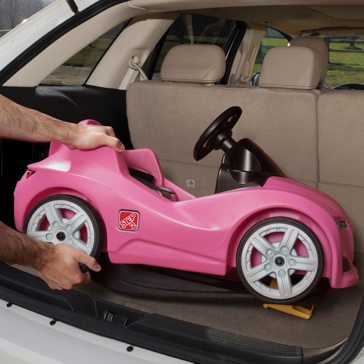 Kinderauto Rosa Bxhxt: Ca. 50,2x90,8x121 Cm - Rosa, KONVENTIONELL, Kunststoff (50,2/90,8/121cm) - Ambia Garden
