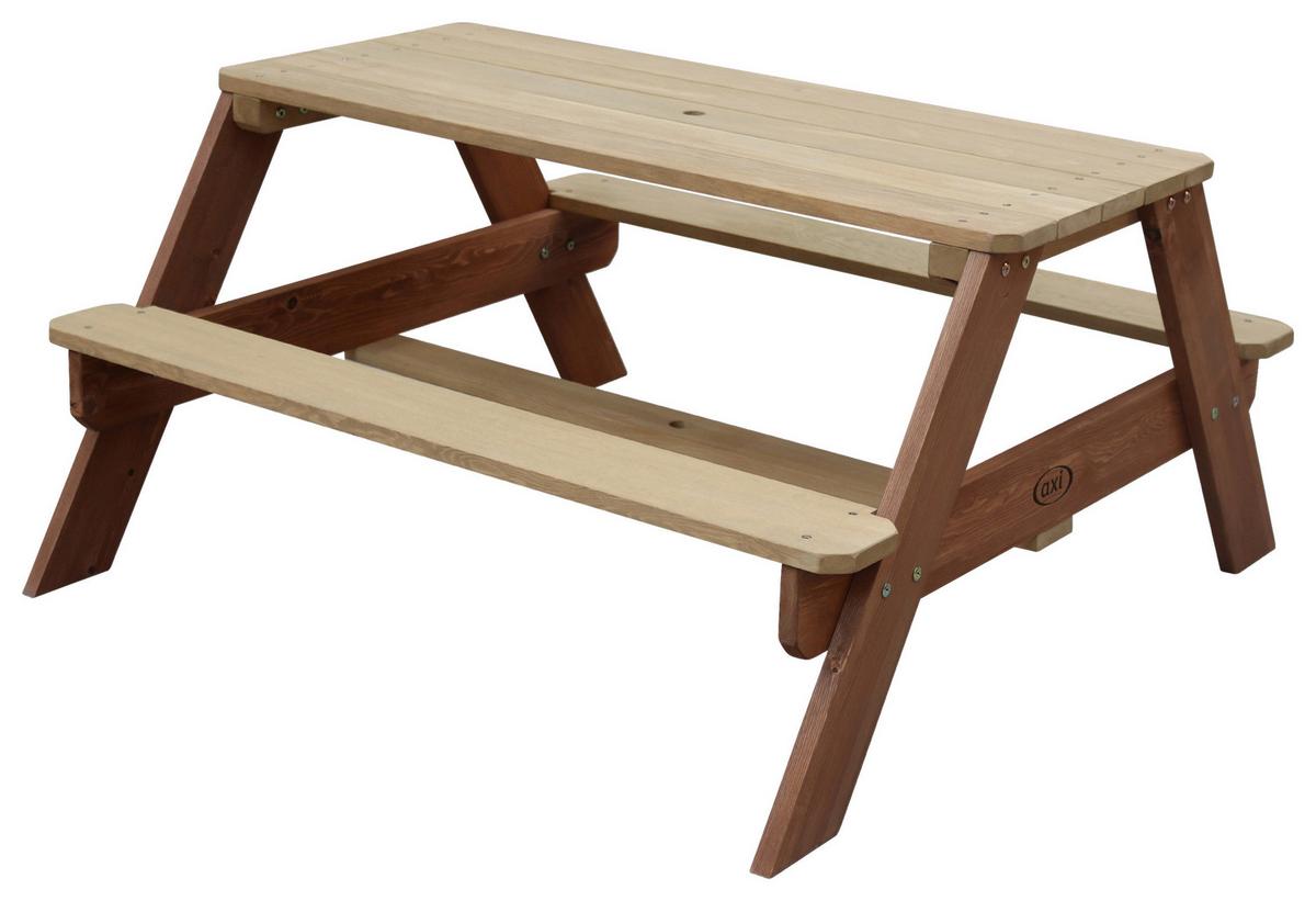 Kinder-Gartenset A031.003.00 - Braun/Weiß, KONVENTIONELL, Holz (97,7/48,7/95cm) - Ambia Garden