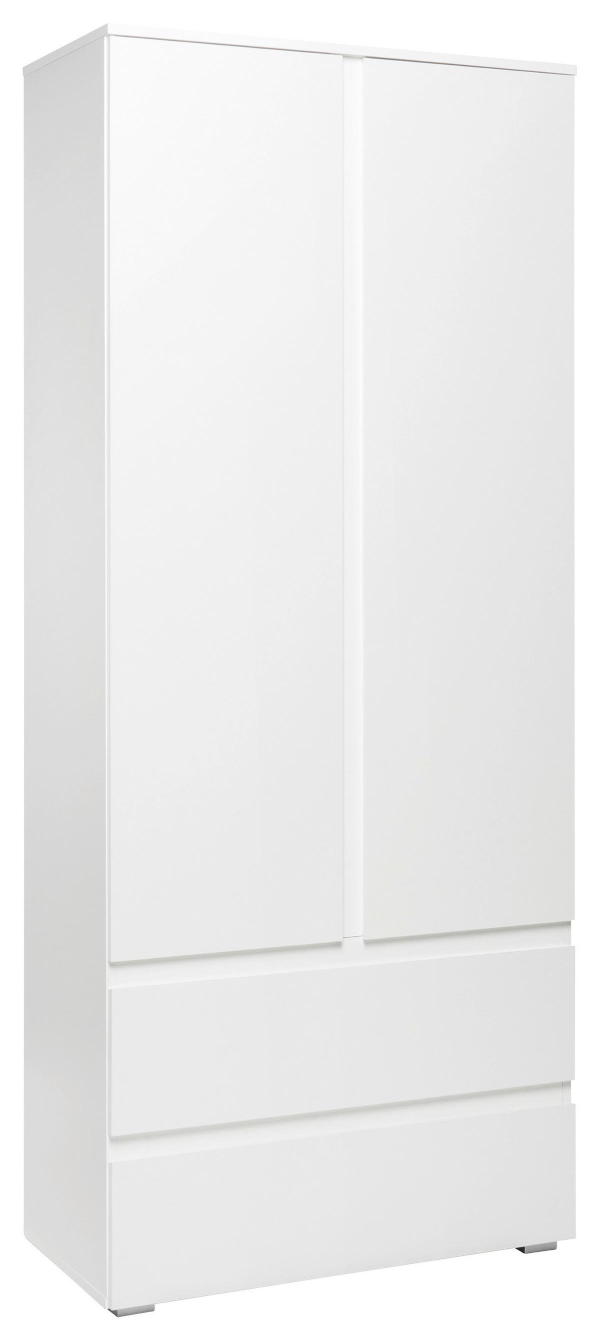 Aktenschrank Image 7 Weiß B 80 cm - Weiß, KONVENTIONELL, Holzwerkstoff (80/191/40cm) - MID.YOU