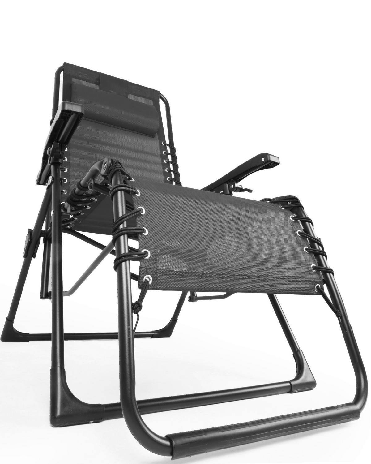 Bäderliege Relax Kunststoff Klappbar - Anthrazit, Basics, Kunststoff (84/109/65cm)