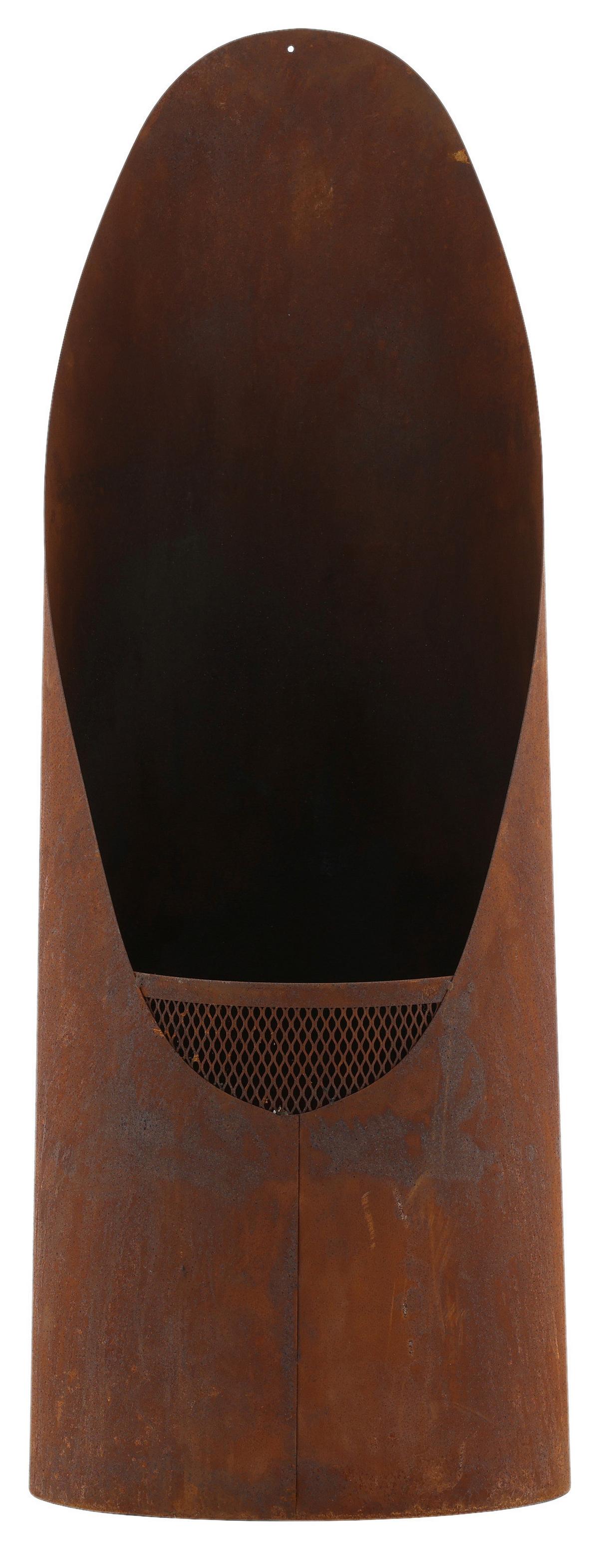 Feuerkorb Bastian - Dunkelorange, KONVENTIONELL, Metall (37/100/37cm) - Gardenson