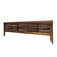 Beeteinfassung Weide Gerahmt - Naturfarben, Basics, Holz (100/25/36cm)