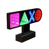 LED-Dekoleuchte Cathleen - Chromfarben/Weiß, Basics, Kunststoff (25,4/4,6/15,2cm) - Luca Bessoni