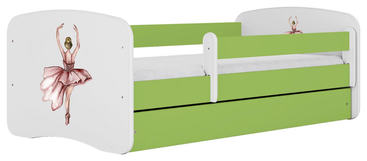 Kinder-/Juniorbett Babydreams inkl. Matratze 80x160 - Birkefarben/Weiß, MODERN, Holz/Holzwerkstoff (80/160cm) - MID.YOU