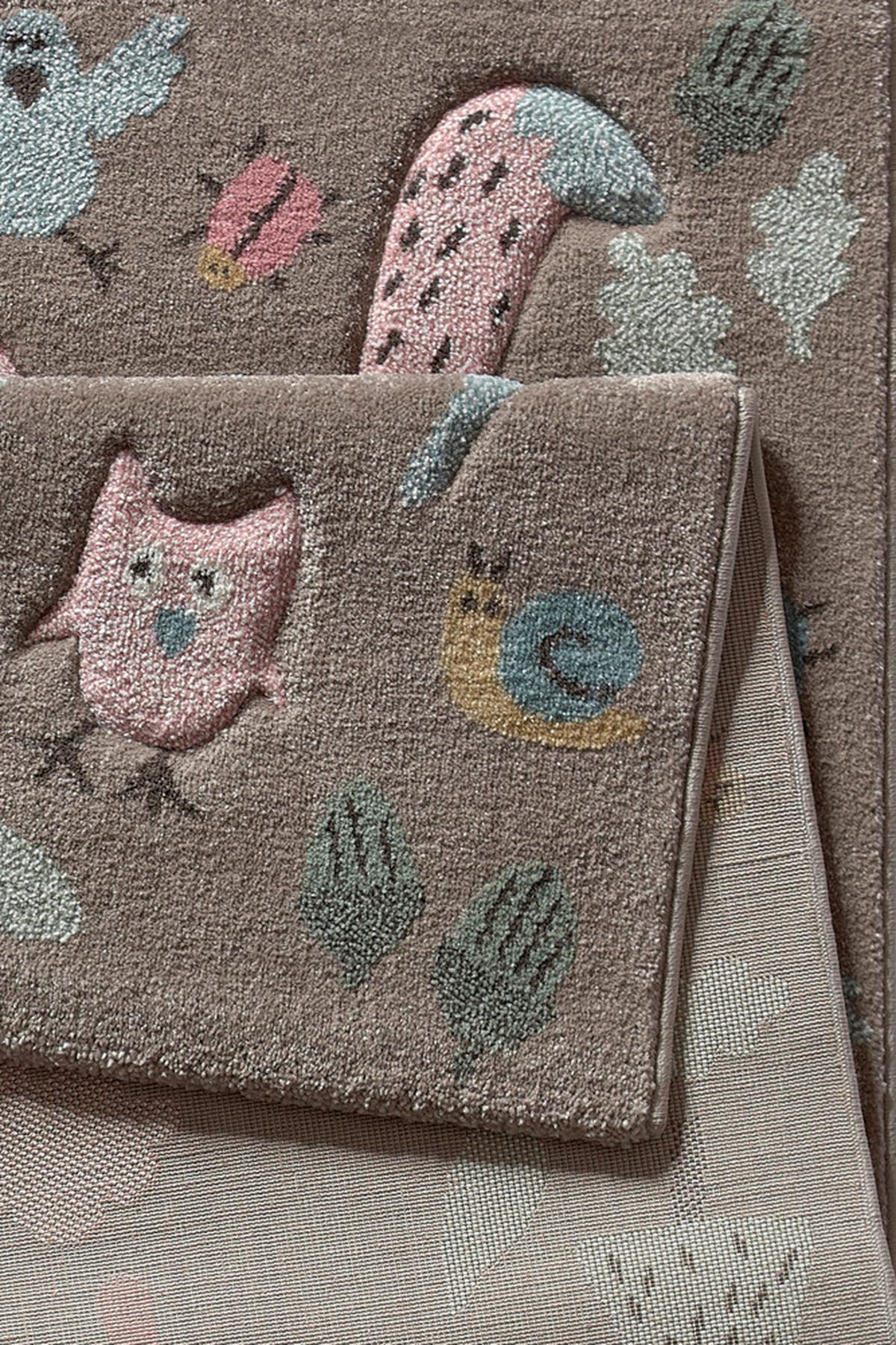 KINDERTEPPICH FOREST - Taupe, Trend, Textil (133/200cm) - Sigikid