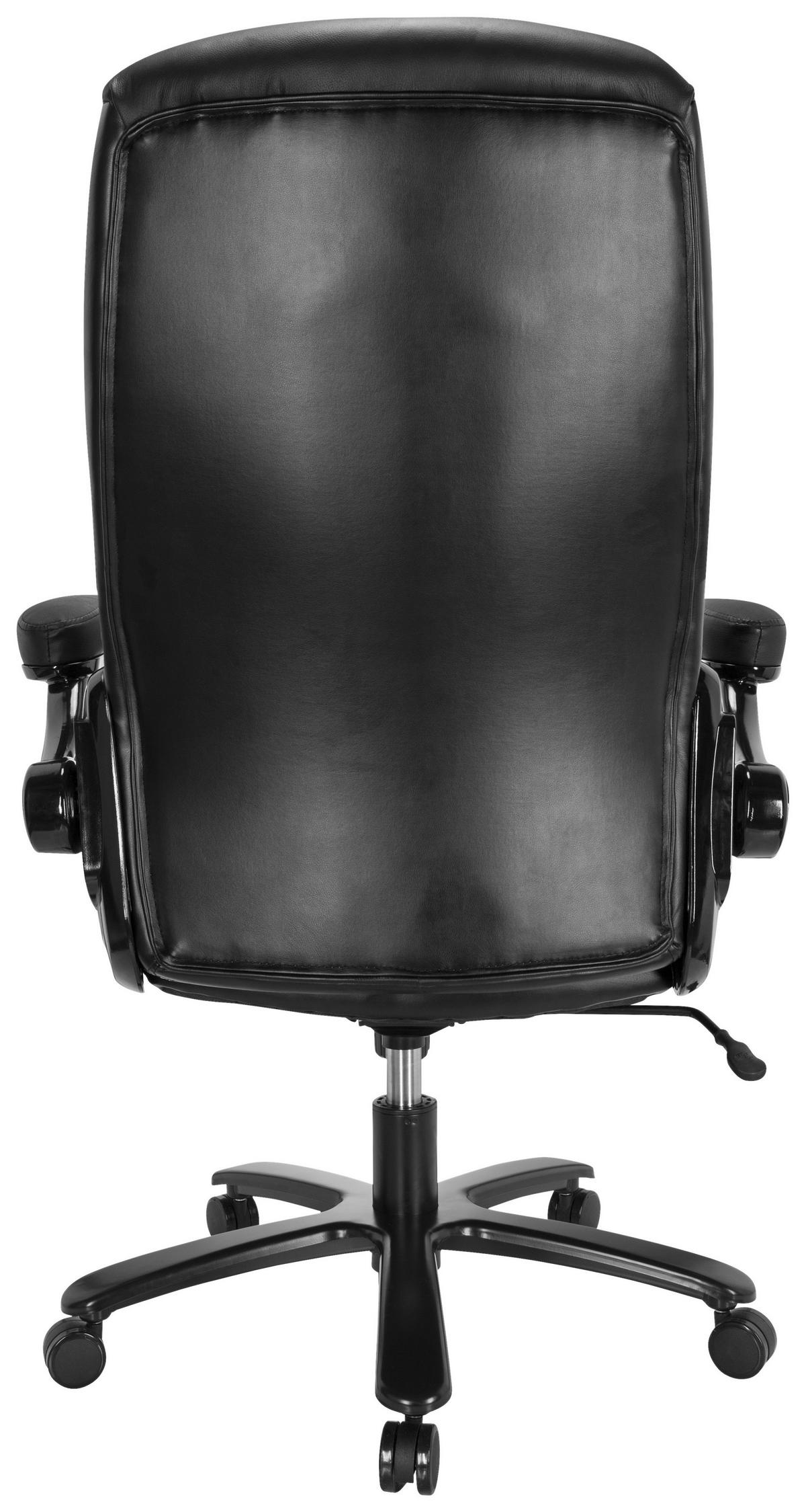 Chefsessel Instructor Iii Schwarz - Schwarz, MODERN, Leder/Kunststoff (85/122/82cm) - MID.YOU