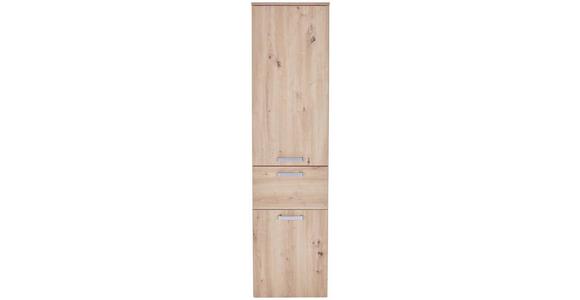 Hochschrank Fresh 240-C-04014 Hs - Weiß/Eiche Artisan, KONVENTIONELL, Holzwerkstoff (40/168,5/38,5cm) - Ondega