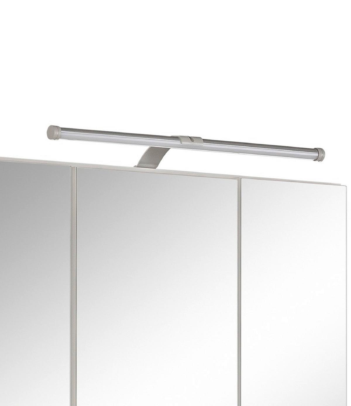 Spiegelschrank Riga 2-Türig BxHxT: 60x71x20 cm - Weiß, MODERN, Holzwerkstoff (60/71/20cm) - Held